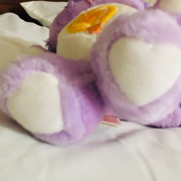 SOLD OUT——— ORIGINAL 1984 CARE BEAR COUSINS BRIGHT HEART RACCOON 13” Plush - Picture 6 of 10